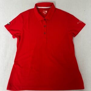 NEW. Puma Women's XL Red Polo Shirt